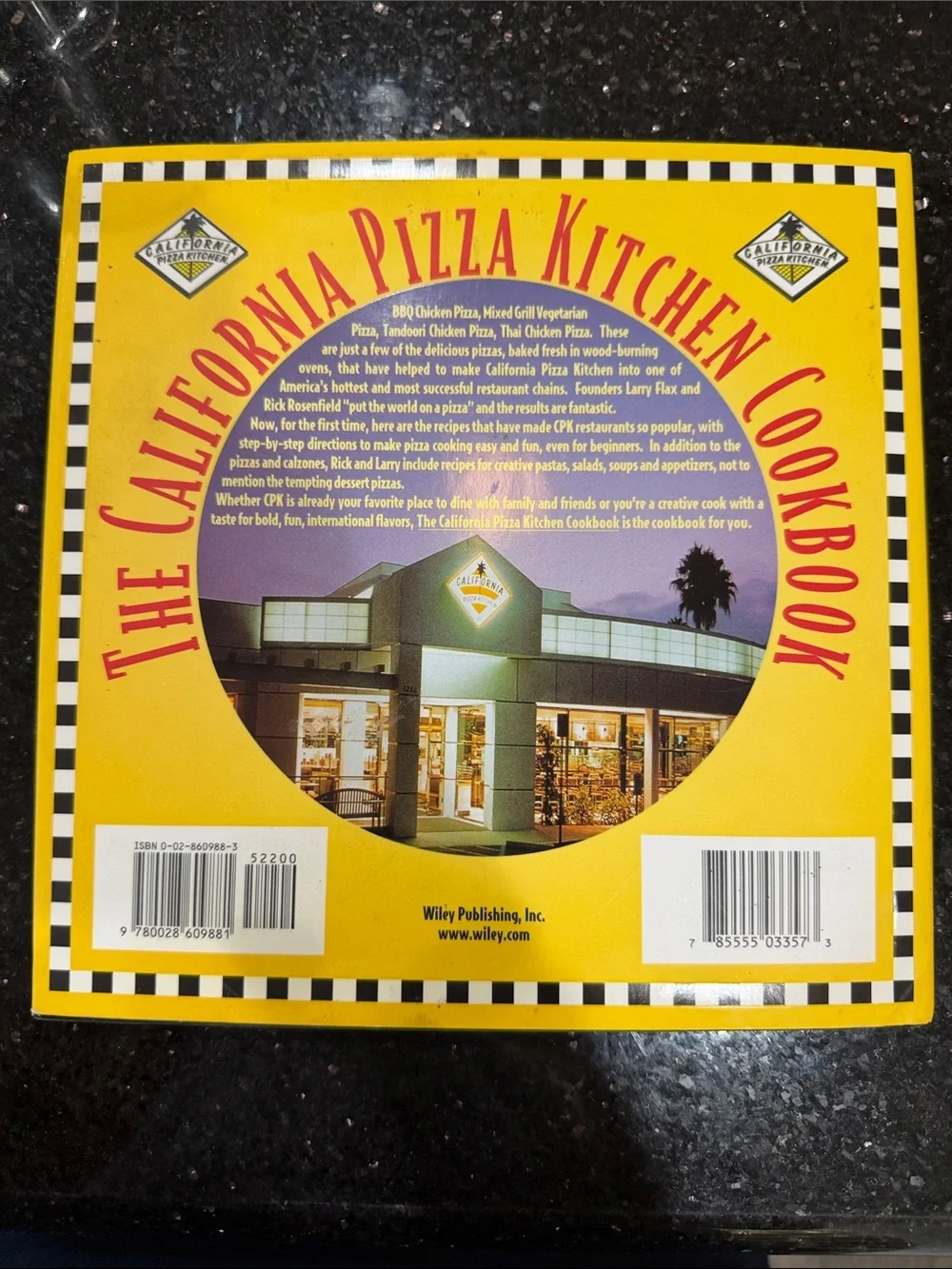CPK The Cookbook by Larry Flax & Rick Rosenfield - California pizza kitchen